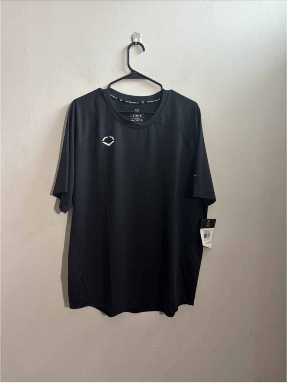 NEW MEN’S EVOSHIELD PRO TEAM TRAINING TEE BLACK SIZE LARGE L